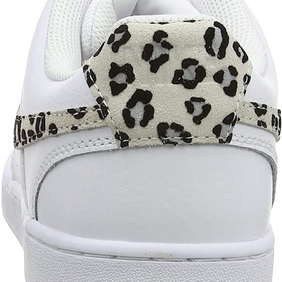Nike Court Vision Low Sneakers White/Leopard - Picture 2 of 8